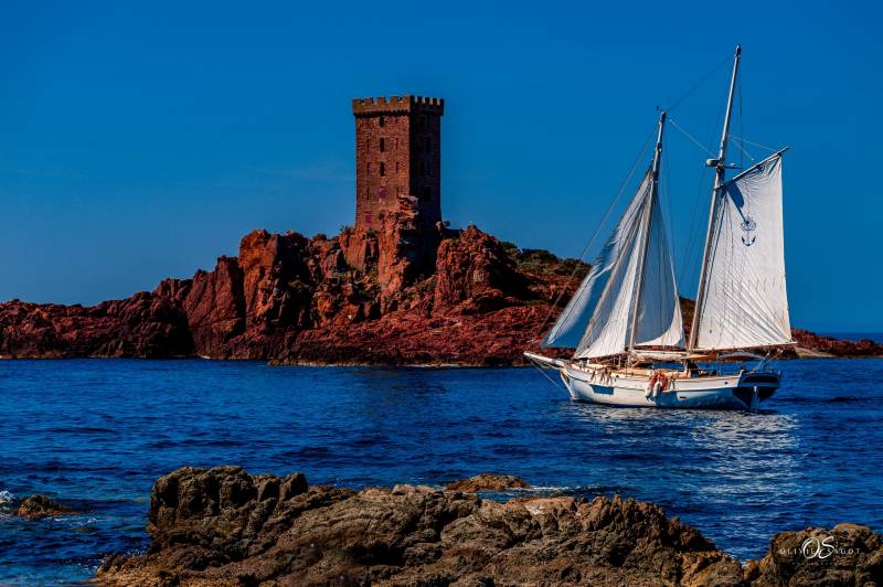 bord de mer à saint-raphaël